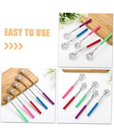 Beavorty 5-Pack Tail Scrapers - Portable Back Scratcher & Itching Massage Tool with Long Handle for Easy Relief - Buy Online on GoSupps.com