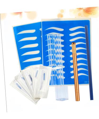 Beavorty 3pcs Practice Pencil Pen with Skin Eyebrow Manual Kit Semi-permanent Storage Microblading - Buy Online on GoSupps.com