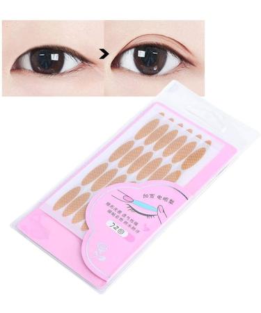 70 Pairs Invisible Double Eyelid Tape Adhesive Eyelid Sticker Makeup Tool (Half Round Shape) Waterproof Sticky Lasting Eyelid Sticker - Buy Online on GoSupps.com