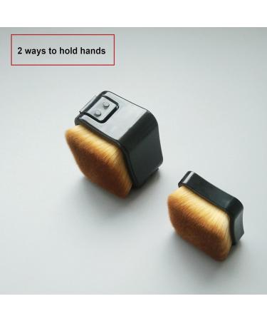 Foundation Brush for Liquid Makeup | Face Blush Foundation Brushes Blending Brush Rhombic Cosmetics Applicator Make up Brush for Liquid Cream Concealer Powder - Buy Online on GoSupps.com