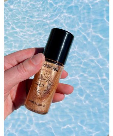 Sunlit Shimmer Perfumed Body Oil - 25 mL Roll-on Applicator | Sofia Isabel Fragrance | International Shipping - Buy Online on GoSupps.com