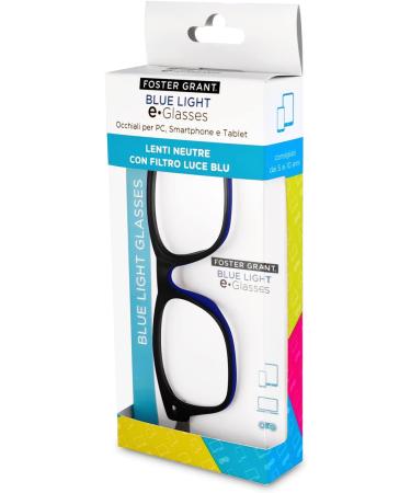 Foster Grant Blue Light Glasses for Kids | Non-Graded Black & Blue Eyewear for PC Tablet & Smartphone | Ages 5-10 - Buy Online on GoSupps.com