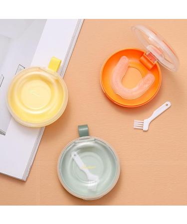 Portable Orthodontic Bracket & Denture Storage Container - Organizer for Invisible Braces & False Teeth with Cleaning Brush - Ideal for Travel - Buy Online on GoSupps.com
