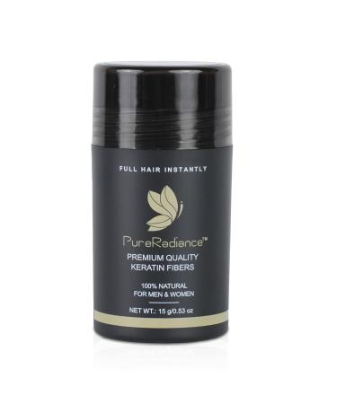 Hair Fiber for Thinning Hair -15g Quick Solution for Thicker Fuller-Looking Hair - Strong Hold No Itching & Sweat Proof - Advanced Hair Building Fibers for Instant Volume (Light Brown)