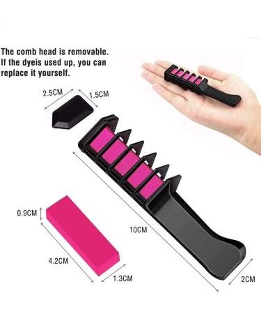 EBANKU Hair Chalk for Girls Kids - 10 Color Temporary Bright Hair Dye, Washable, Great for Birthday Gifts, Cosplay, Halloween, Christmas - Ages 5-12 - Buy Online on GoSupps.com
