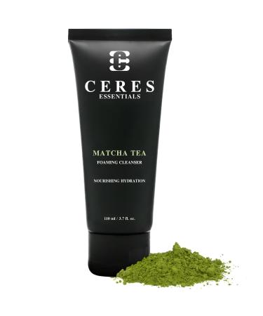 Matcha Green Tea Foaming Cleanser Nourishing & Hydrating Foaming Face Wash For All Skin Types Detoxifying with Antioxidant Properties for Smooth Skin 3.7 FL Oz