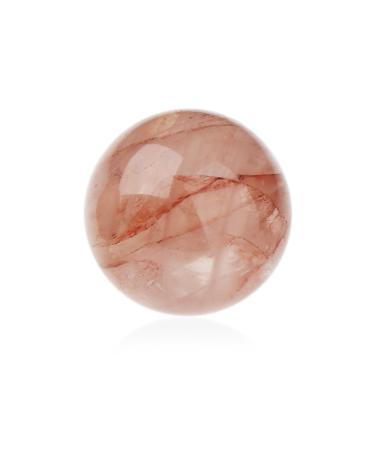 NKlaus Natural Hematite Quartz Ball Shape 30mm Energetic Gemstone Meditation 14903