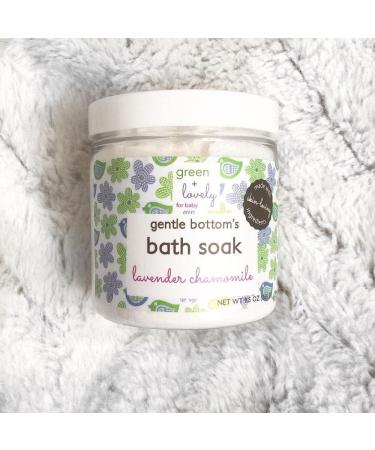 Green Lovely Baby Bath Soak for Soothing Skin Irritations - Lavender & Chamomile - Buy Online on GoSupps.com