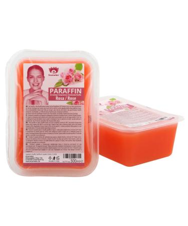Kosmetex paraffin treatment paraffin bath wax bath paraffin care for dry sensitive skin pink (2x 500ml)