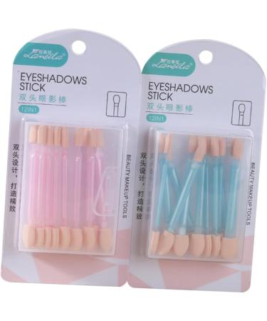 Angoily 72 Pcs Eyeshadow Stick Eye Shadow Cosmetic Eyeshadow Sponge Women Eyeshadow Brush Set Miss Mix Tool 15.5X7.8X3CMx3pcs As Shownx3pcs - Buy Online on GoSupps.com