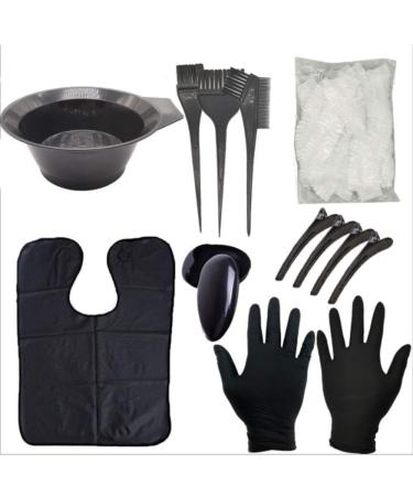 Hair dye set hair dye set hair dye set brush and shell set hair cloth brush comb hair dye bowl ear protection gloves