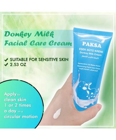 Buy Premium Donkey Milk Cream - Organic Moisturizing Face Lotion | Anti-Aging | Paraben Free | 75ml - Buy Online on GoSupps.com