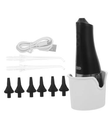 1 Set Ear Cleaner Ear Flushers Convenient Ear Wax Cleaner Earwax Cleaning Tool Ear Wash Kit Convenient Electric Earwax Cleaner Portable Ear Wax Cleaner Ear Wax Removal Kit Black 35.00X10.50X7.80CM