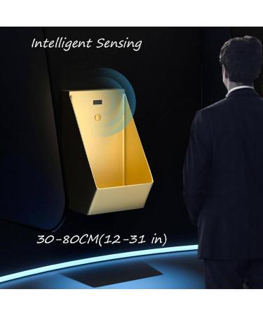 Automatic Sensor Urinal Toilet Washout Urinal Wall Mounted Intelligent Touchless Urinal Flush Valve Auto Urinals Flushing Set(Metallic) - Buy Online on GoSupps.com