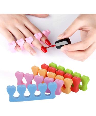 10 Pairs Toe Separators - Portable Sponge Nail Art Spacer & Divider for Perfect Manicure - Ideal for At-Home Pedicures - Buy Online on GoSupps.com