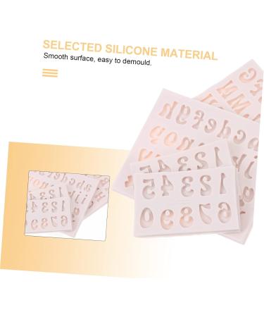 OUNONA 12 Pcs Silicone Cake Mold Iced Coffee Sleeve Cookie Cutters Gummy Sugar Moulds Silicone Letter Moulds Silicone Fondant Molds Silicone Molds Baking Supplies Tool Silica Gel Candy 12X10X1CMx3pcs - Buy Online on GoSupps.com