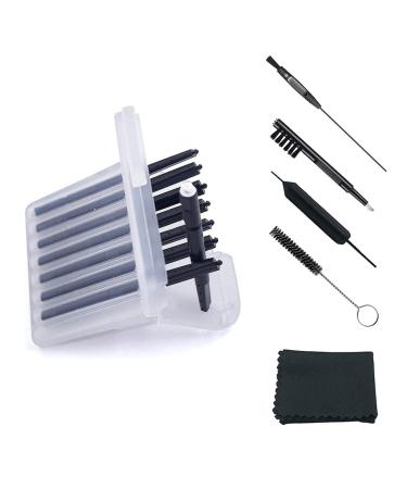 (8Packs) Hearing Aid Wax Guard Filters (64 Units) Replacement Wax Cerumen Stop Wax Traps for Phonak Widex Unitron and Resound - 5 Pieces Hearing Aid Cleaning Kit Accessories with Carry Case - Buy Online on GoSupps.com