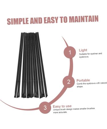 FOMIYES 36 Pcs Eyeliner Brush Eye Shadow Brush Eyeshadow Liner Brush for Eyes Makeup Brush Oblique Head Flat - Buy Online on GoSupps.com