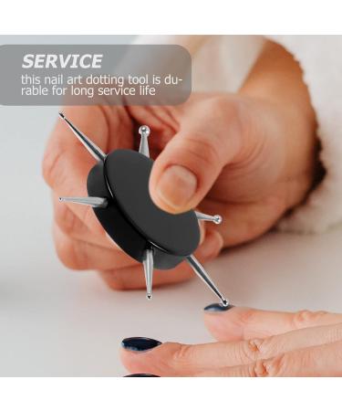 FRCOLOR Nail Art Drill Pen Nail Art Embossing Stylus Small Dotting Tool Nail Art Dotting Pen Bling Nail Dotting Pen Detail Nail Art Tool Nail Tools Diamond Stainless Steel Round Miss - Buy Online on GoSupps.com