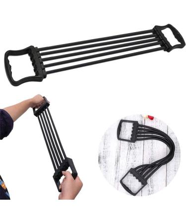Adjustable Chest Expander - 5 Resistance Bands for Effective Muscle Training | Ideal for Home & Gym Workouts - Buy Online on GoSupps.com