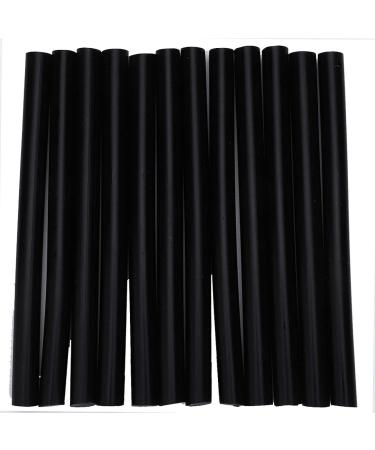 12PCs Professional Hair Extension Sticks - Keratin Glue Adhesive for Wig Styling | Hot Melt Bonding Tool (Black) - Buy Online on GoSupps.com