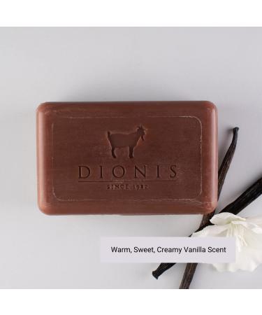 Dionis Goat Milk Skincare Vanilla Bean Hand & Body Bar Soap 6oz - Moisturizing & Restoring, All Skin Types, Non-Greasy, Cruelty-Free, Paraben-Free - Made in USA - Buy Online on GoSupps.com