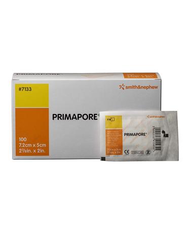 Box of 100 Primapore Dressing 2 x 3 SMITH & NEPHEW INC. 7133