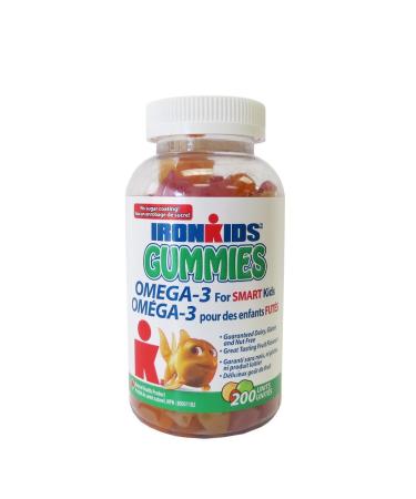 IronKids Gummies OMEGA-3's 200 gummies Iron Kids Brand: IronKids - Life Science Nutritionals - Canadian