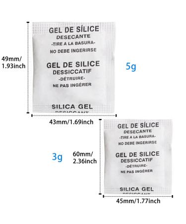 60-Bag Pebble Gel Dehumidifier for Clothing Food & Rooms | Moisture-Resistant Sealed Package (5G/bag) - International Shipping Available - Buy Online on GoSupps.com