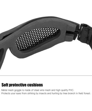 Buy Soluptanisu Lattice Protective Glasses for Airsoft - Adjustable Tactical Military Mesh (Black) - Buy Online on GoSupps.com