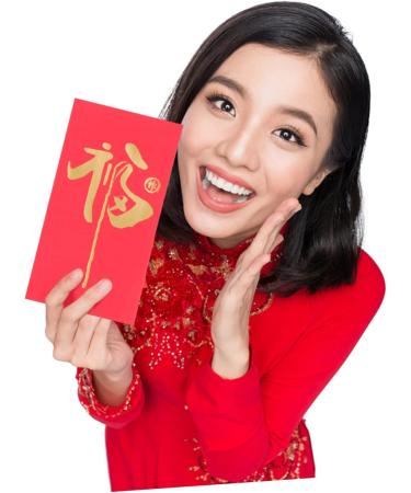 Didiseaon 150 Pcs Red Envelope Spring Festival Supplies Money Gift Envelopes 2023 Red Packet Chinese Envelope Money Packet Wedding Purse Red Purse Rabbit Year Supplies Lai Si Feng Universal As Shownx5pcs 17x9cmx5pcs - Buy Online on GoSupps.com