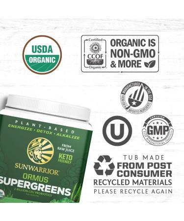 Organic Greens Probiotic Powder & Vegan Collagen Protein Powder Set | Bundle & Save | Non-GMO No Added Sugar Soy or Dairy (20 Servings Vegan Collagen Booster 45 Servings Greens) - Buy Online on GoSupps.com