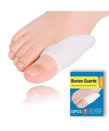 TASZOOS Bunion Pads (6 Pair)  Bunion Relief Reusable Bunion Cushion for Women Men  Gel Big Toe Protectors for Foot Pain Relief  bunions  calluses  blisters  corns