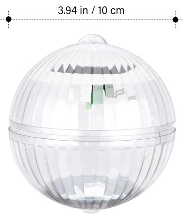 Solar Pool Lights Floating Globe Lights Waterproof Floating Lights with 7 Changing Colors 2pcs (As Shown) - Buy Online on GoSupps.com