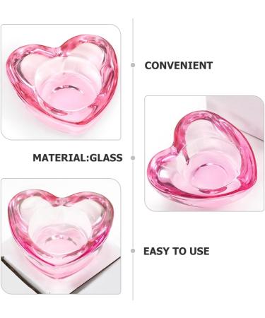 Ipetboom Nail Cup Jewelry Dish Nail Dish Manicure Art Dish Dappen Dish Cup Dappen Dish for Acrylic Nails Nail Art Equipment Nail Dampen Dish Nail Art Dish Glass Accessories Pink - Buy Online on GoSupps.com