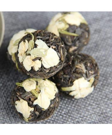 HELLOYOUNG 500g Th Pu'er au jasmin naturel chinois Dragon Pearl Aliment vert biologique pr sentant un go t fort mais doux Th pu-erh Pu'er Tea - Buy Online on GoSupps.com