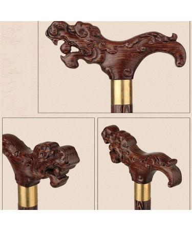 Walking Stick Wooden Leading The Elderly Cane Redwood Crutches Non-Slip Solid Wood Handle (C) powerfully - Buy Online on GoSupps.com