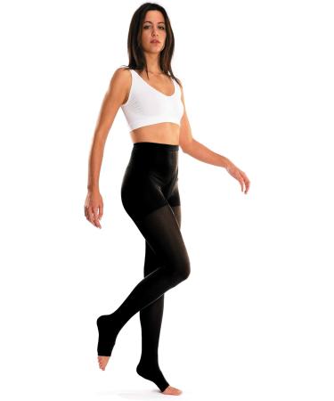 Scudotex Panty Microfibre K2 Open Toe - Black Size 1 (1 Piece) | Comfortable International Shipping - Buy Online on GoSupps.com