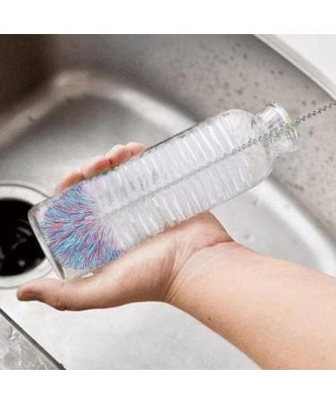 Tvnakdfq Cleaning Brush Soda Bottle Brush Wooden Handle Brush Glassware Jar Cleaner Kitchen Cleaning Tool - Buy Online on GoSupps.com