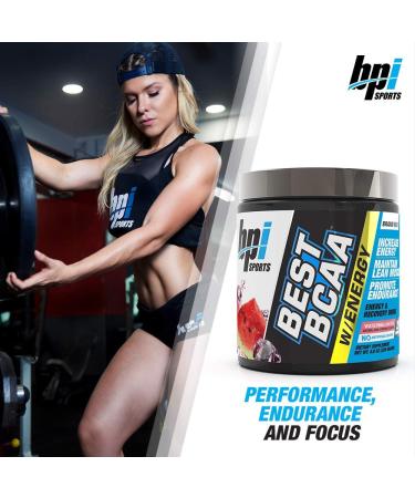 Buy BPI Sports Best BCAA with Energy - Watermelon Ice - Lean Muscle Improved Performance & Recovery | 25 Servings - International Shipping - Buy Online on GoSupps.com