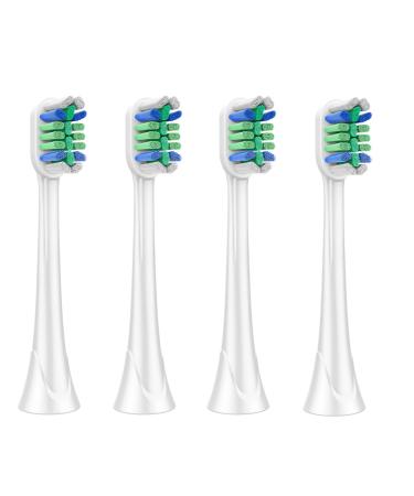 Asocrew Replacement Toothbrush Heads Compatible with Philips Sonicare for C3 C1 C2 G2  Electric Brush Heads for Sonicare C2 Plaque Control ProtectiveClean 4100 5100 6100 HX9023-BL551