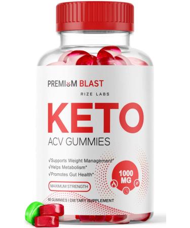 Premium Blast Keto ACV Gummies - Premium Blast Keto ACV Gummies for Weight Advanced Formula Loss Gummy Apple Cider Vinegar Pastillas Gomitas Plus Management Maximum Strength (60 Gummies)