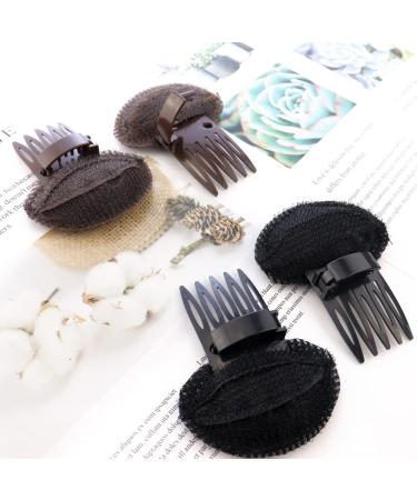 TCOTBE 4 Pcs Fluffy Hair Cushion Bump Up Volume Base Styling Clip Comb Set - Women's Invisible Hair Pad Insert Tool for Fluffy Bangs & Front Hair Accessory - Buy Online on GoSupps.com