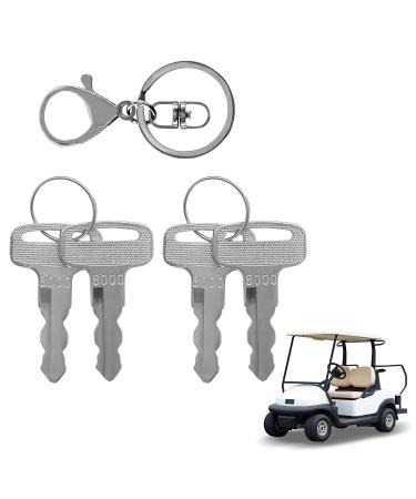 Golf Carts Keys 4 PCS Golf Cart Replacement Ignition Keys for Yamaha G14 G16 G19 G22 G29/Drive Golf Cart OEM# JU2-H2511-00 Gas/Electric