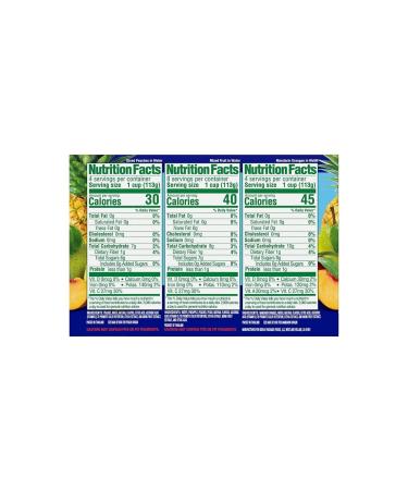 Dole No Sugar Added Mixed Fruit Variety Pack, 4 oz (16 Pack) - Healthy Snack Option - Buy Online on GoSupps.com
