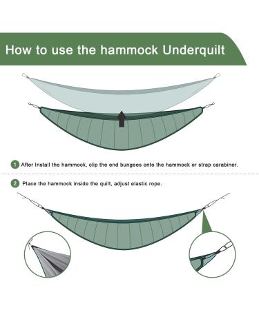 G4Free Hammock Underquilt - Lightweight & Portable 4 Season Winter Under Quilt for Camping, Hiking, Backpacking - Single & Double Hammocks - Buy Online on GoSupps.com