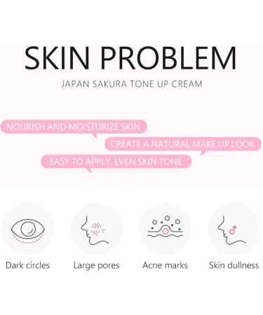 Sakura BB Cream Foundation Tone Up Cream Age Perfect BB Cover 3 IN 1 Moisturizer - Primer - Foundation Natural Toning Light Cream Cover Blemishes Oil Control Pore Invisible Hydrating - Buy Online on GoSupps.com