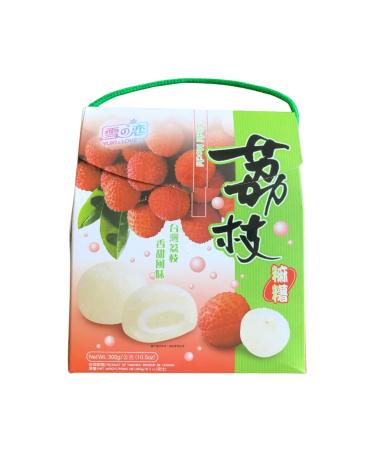 2 x 10.5 Yuki & Love Japanese Rice Cake Mochi Litchi Lychee - Authentic Asian Treat - Buy Online on GoSupps.com