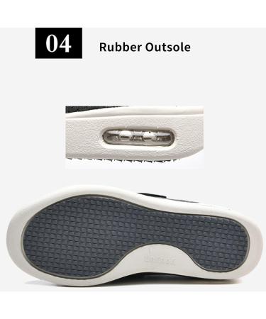 Breathable Large Size Diabetic Shoes | Orthopedic Slippers with Easy Bar Strap Closure | Wide Fit 42EU Mixed Colors - Buy Online on GoSupps.com