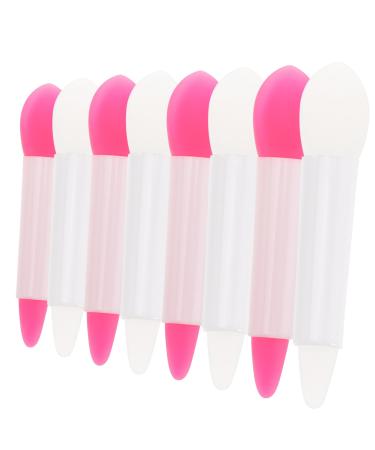 MAGICLULU 16pcs Lip Mask Brush Eyeshadow Makeup Tools Double-sided Lip Makeup Spatula Tool Eyeshadow Brush Silicone Lipstick Brush Tool Makeup Use Lipstick Brush Girl